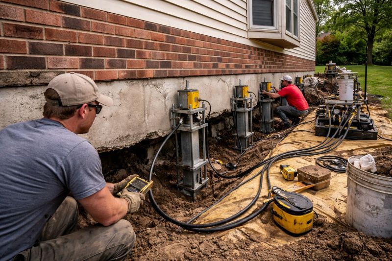 Settling Foundation Service in Caroline County, VA