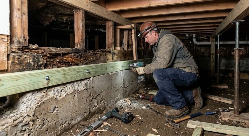 Slab Foundation Repair in Caroline County, VA
