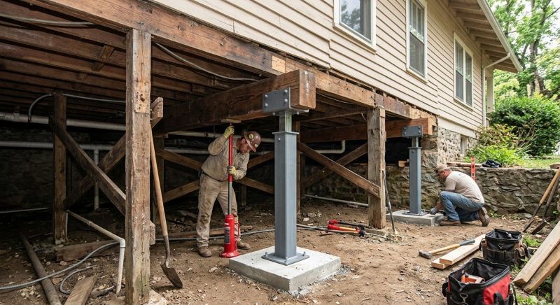 Structural Underpinning in Caroline County, VA