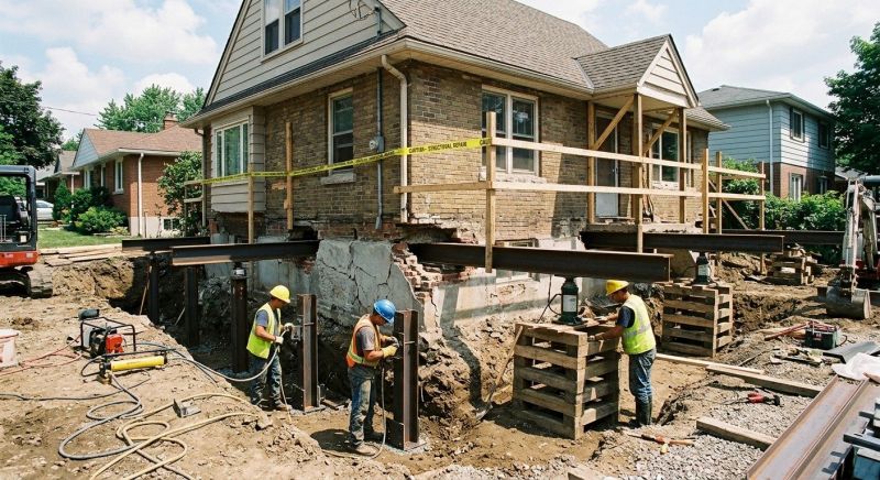Structural Underpinning in Caroline County, VA